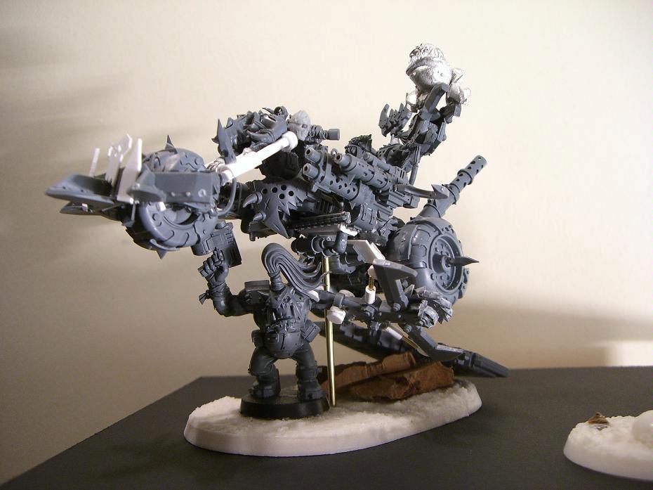 Bike, Conversion, Nob, Orks, Warbike, Work In Progress