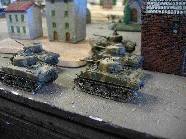 15mm, Action, Flames Of War, Sherman, Tank, World War 2