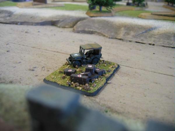 15mm, America, Flames Of War, Health Crates, Jeep, Objective Marker, World War 2