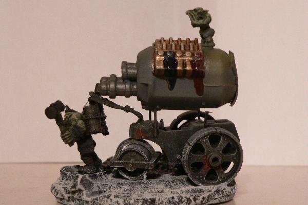 Artillery, Big Mek, Conversion, Orks, Warhammer 40,000, Work In Progress