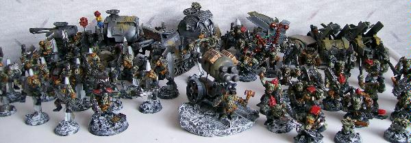 Full army front shot