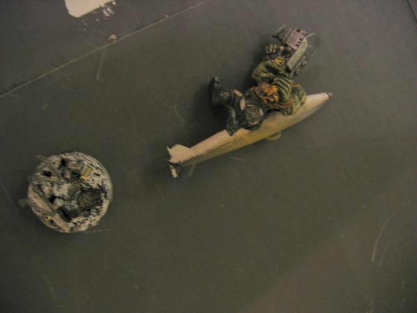 Orks, Rokkit Ork, Scratch Build