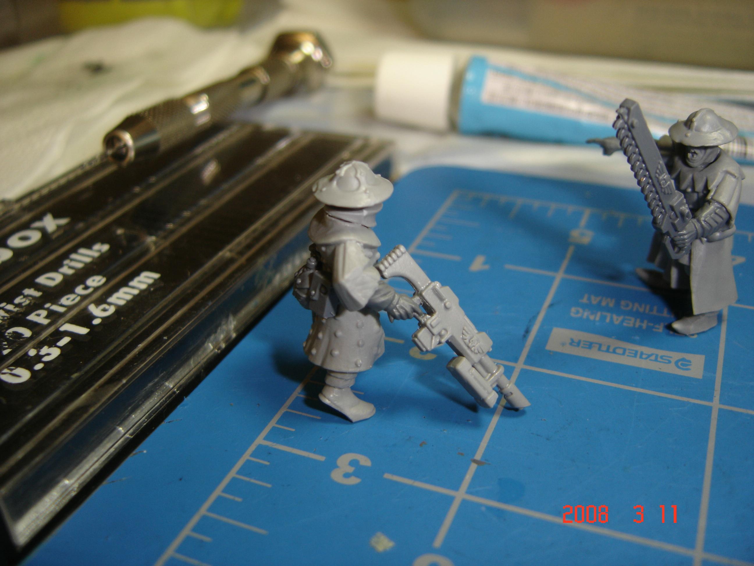 Bretonnians, Cadians, Conversion, Imperial Guard, Warhammer 40,000, Work In Progress