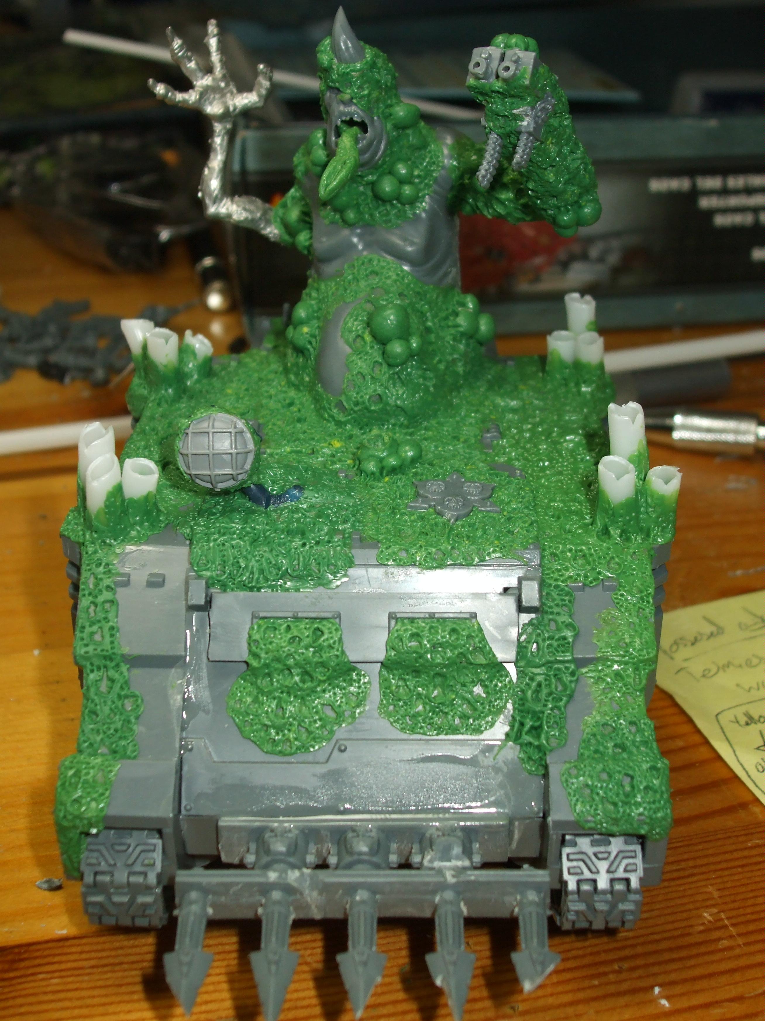 Chaos Space Marines, Greenstuff, Rhino