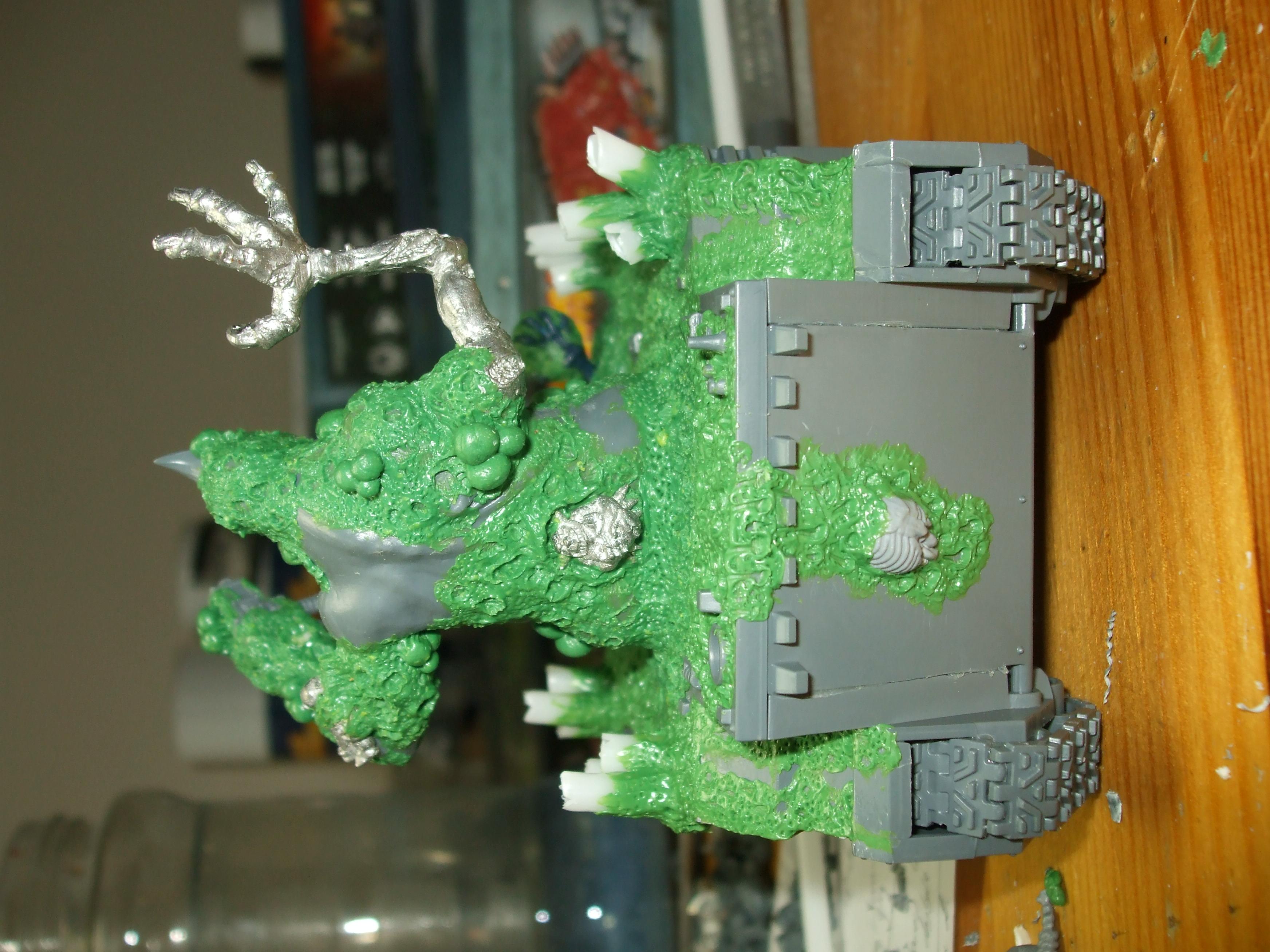 Chaos, Chaos Space Marines, Conversion, Greenstuff, Nurgle, Vehicle