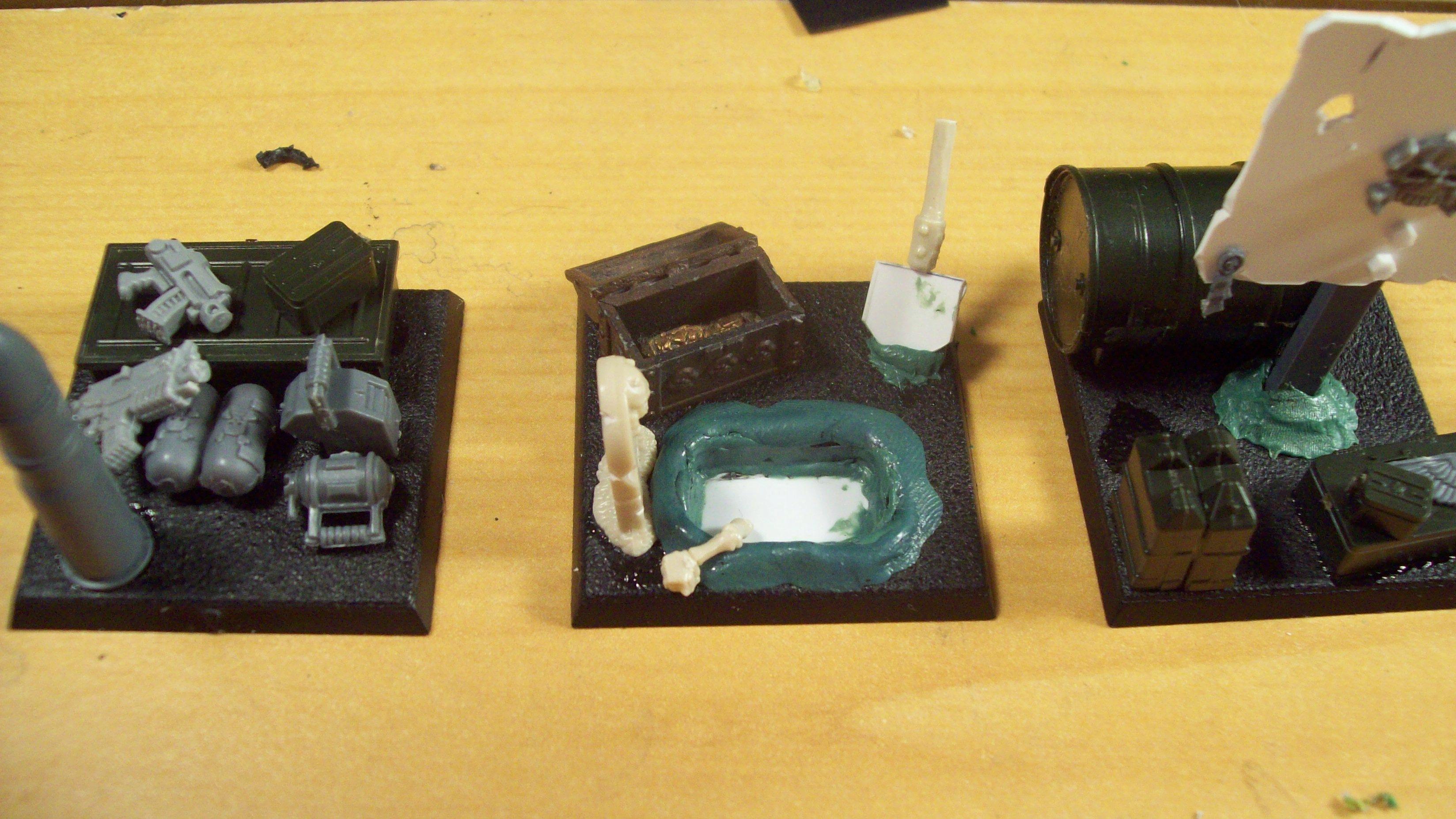 Objective Marker, Warhammer 40,000, Work In Progress