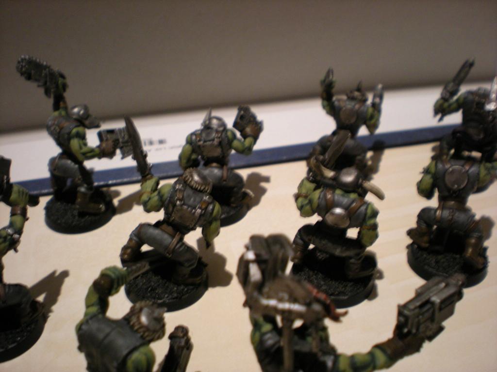 shot of the backs of the mob