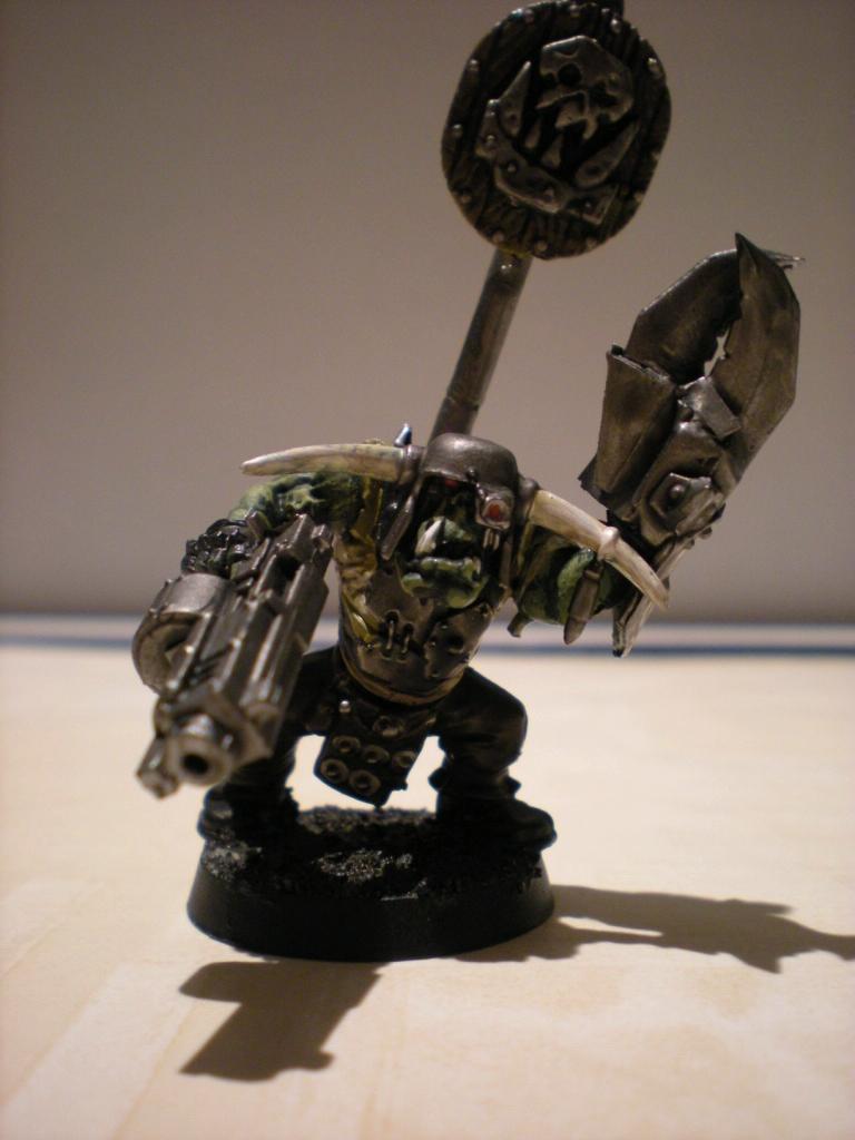 Nob, Orks, better shot of second mob's nob