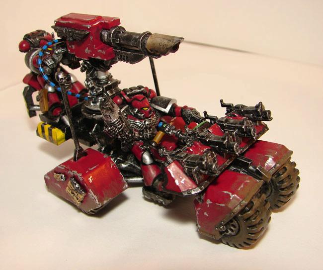 Attack Bike, Bike, Blood Angels, Conversion, Space Marines, Trike, Warhammer 40,000