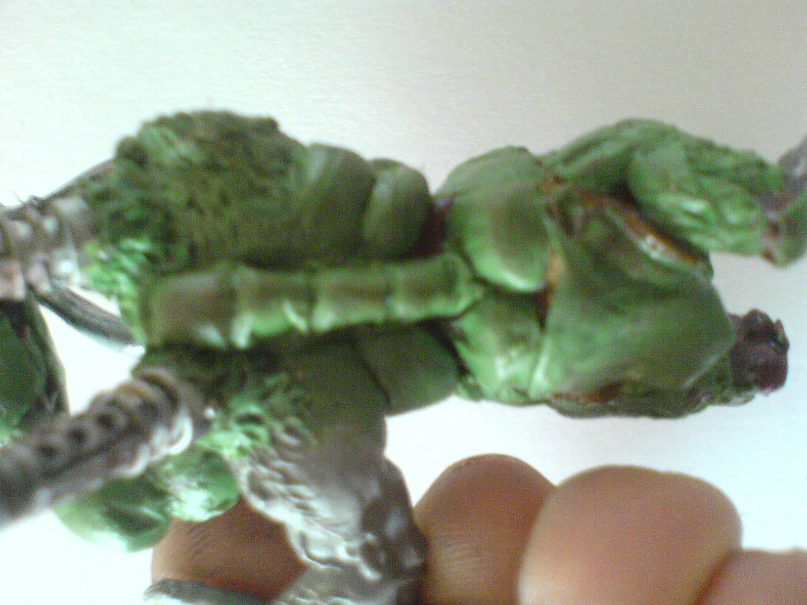 some of the musculature on his back