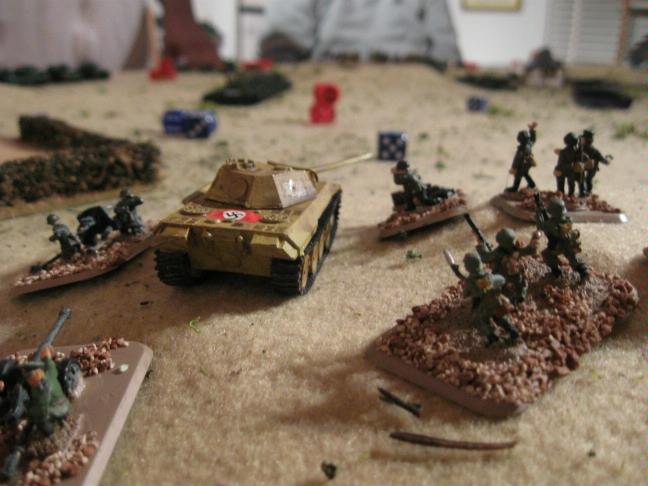 15mm, Flames Of War, Jack's Panther waits for combat