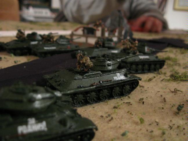 15mm, Flames Of War, Chris' T34s on the move