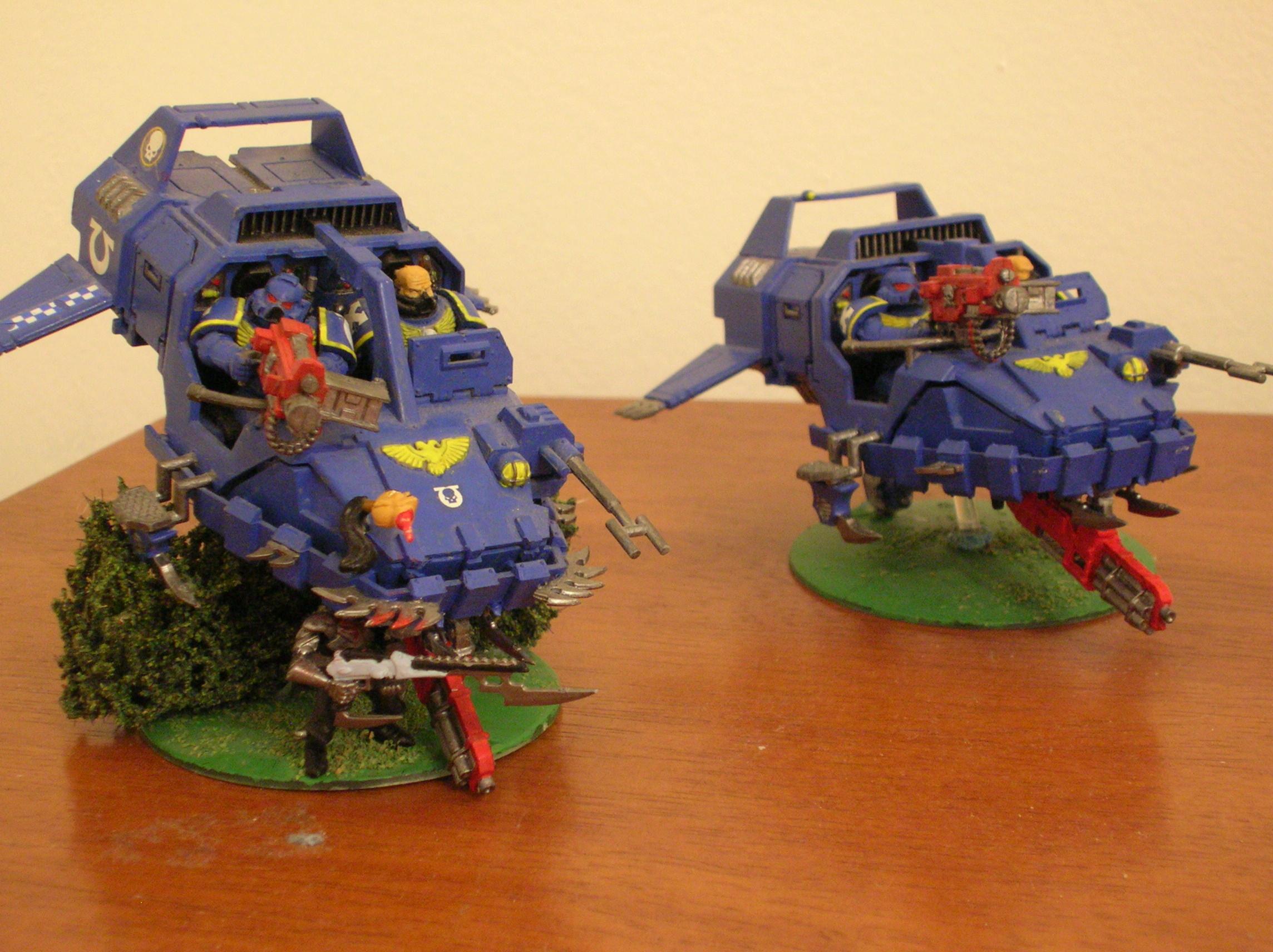 Landspeeder Decapitation, Space Marines, Warhammer 40,000