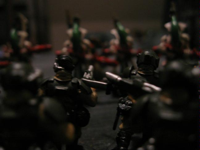 Close Shot, Eldar, Imperial Guard, In Battle