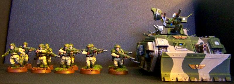 Cadians, Chimera, Imperial Guard, Iron Fist, Shock Troops, Warhammer 40,000