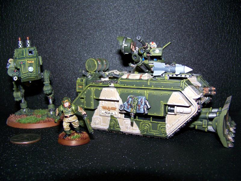Cadians, Chimera, Imperial Guard, Sentinel, Sergeant, Warhammer 40,000