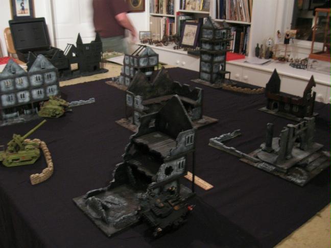 Battle Report, Chaos, Daemons, Game Table, Imperial Guard, The Lost And The Damned, Traitor Guard, Warhammer 40,000