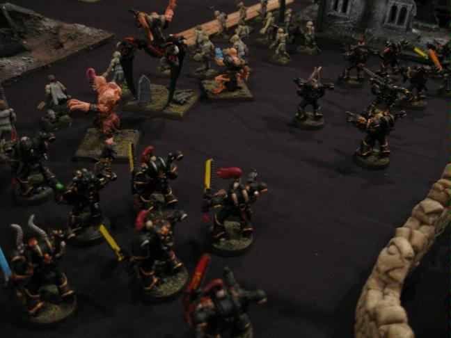 Battle Report, Chaos, Daemons, Imperial Guard, Mutant, The Lost And The Damned, Traitor Guard, Warhammer 40,000