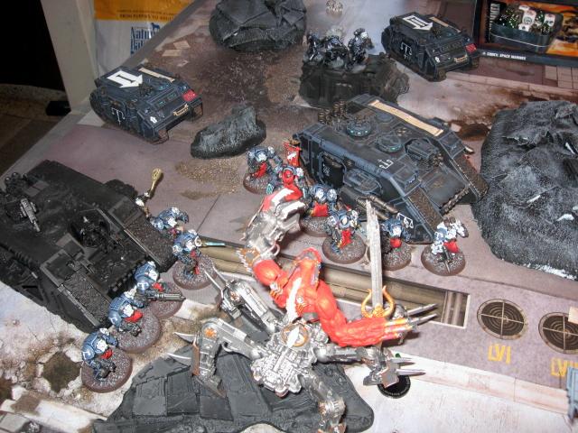 Battle Report, Daemons, Land Raider, Soul Grinder, Terminator Armor, Warhammer 40,000