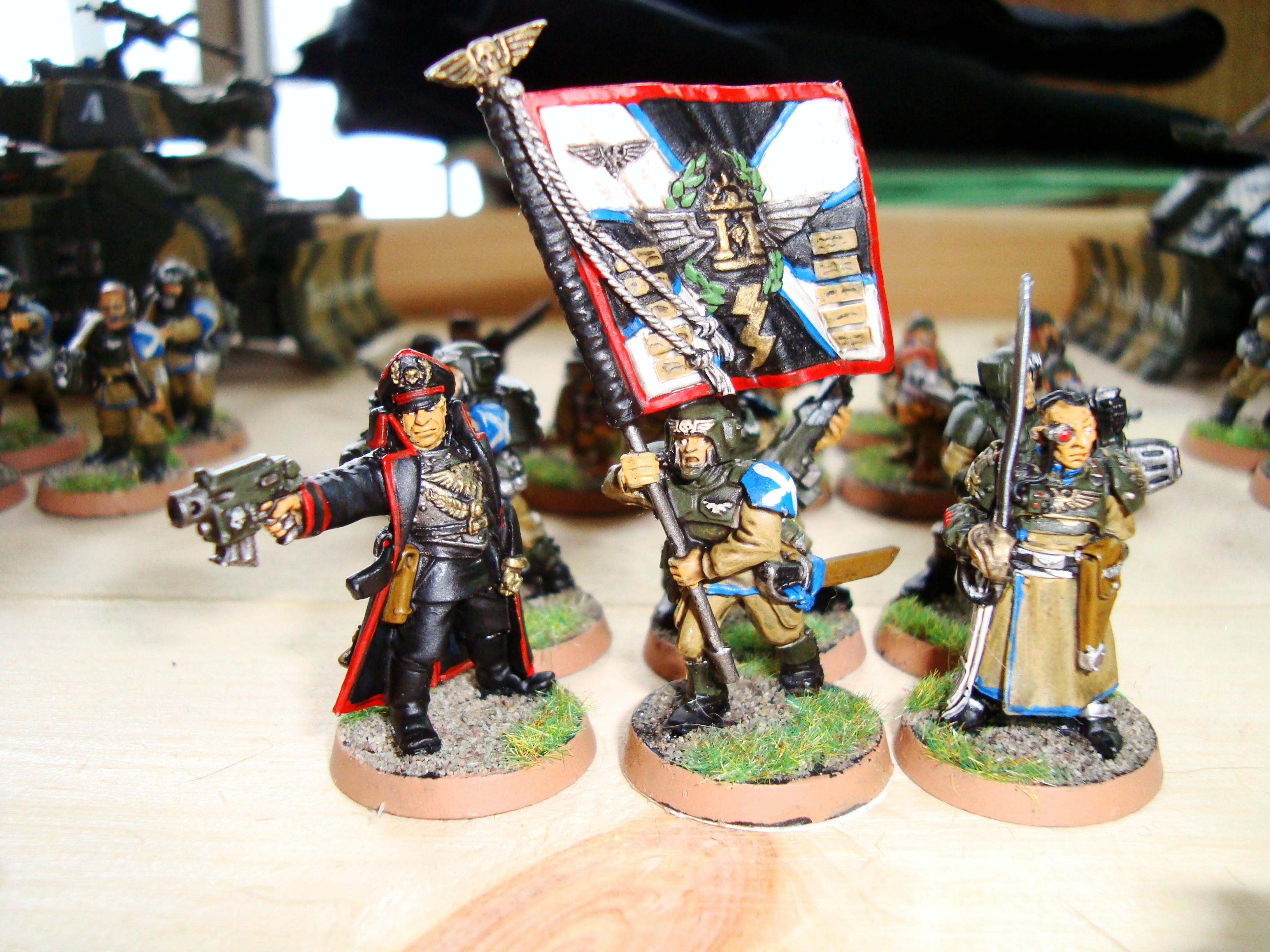 Banner, Commissar, Imperial Guard, Officer