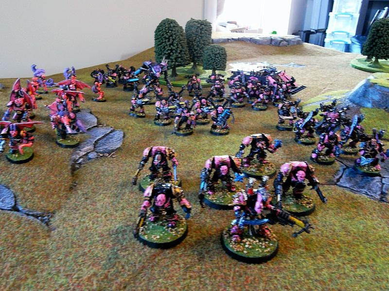 Army, Battle Report, Chaos, Chaos Space Marines, Slaanesh, Warhammer 40,000
