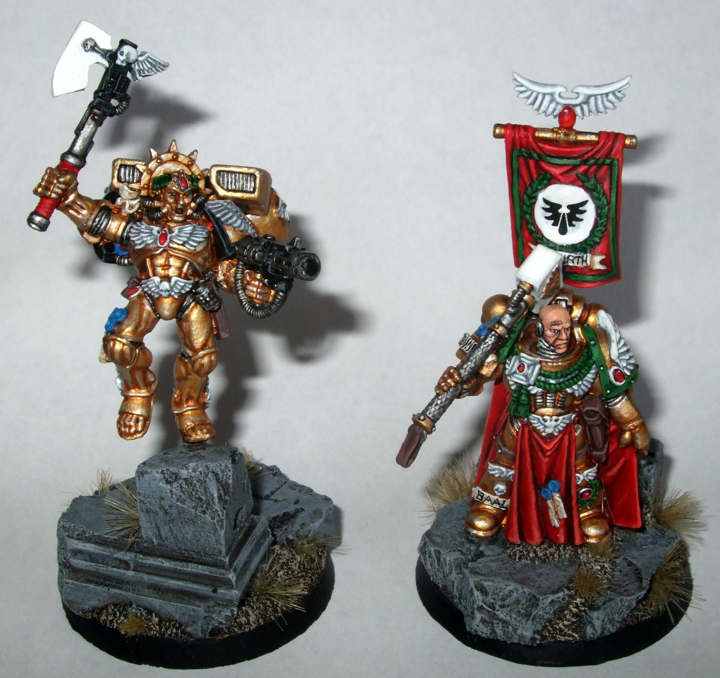 Blood Angels, Chapter Master, Dante, Gold, Metal, Space Marines, Warhammer 40,000