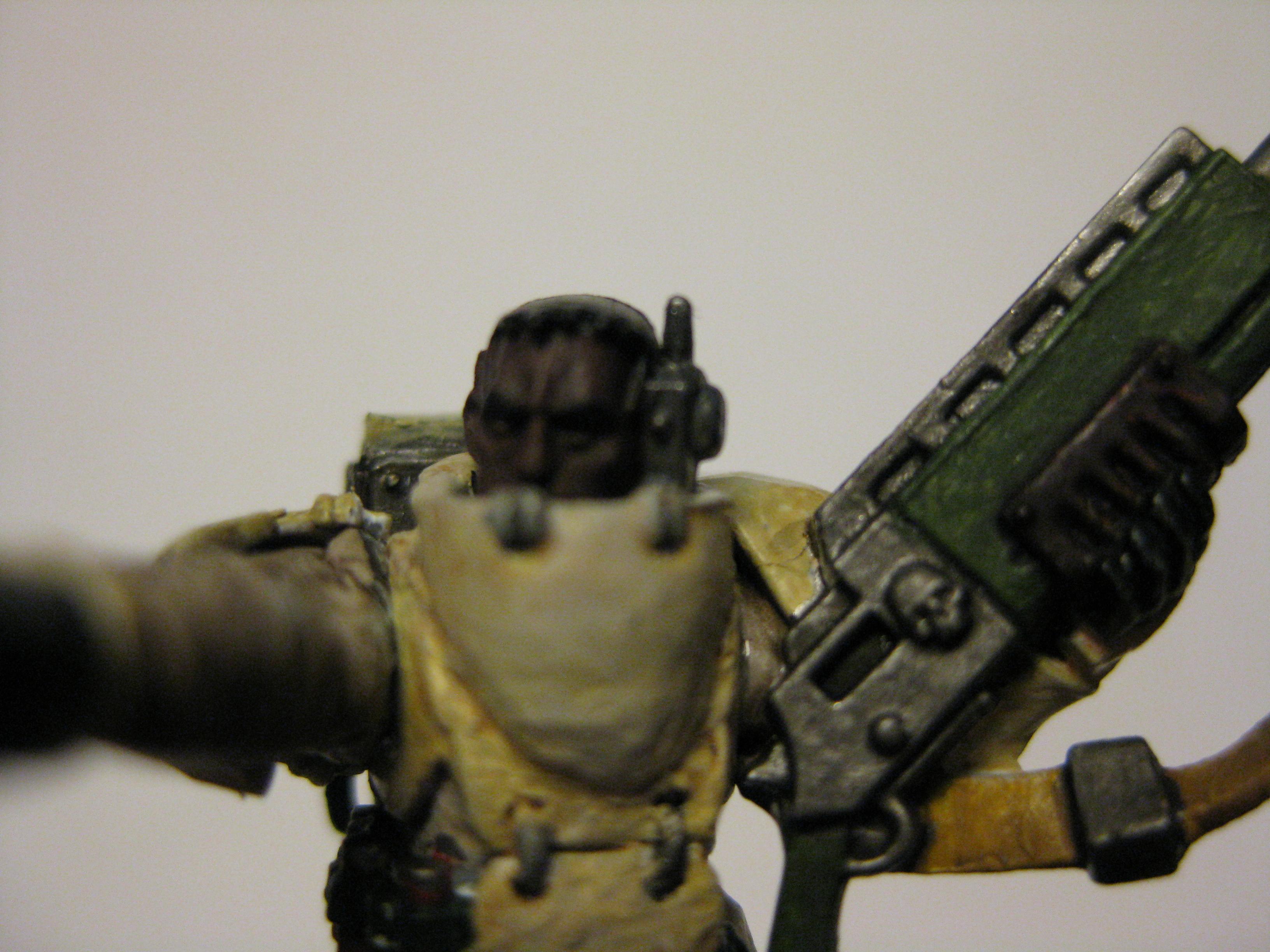 Closeup of the face. This camera is really letting me down, but the skin is three layers, plus wash