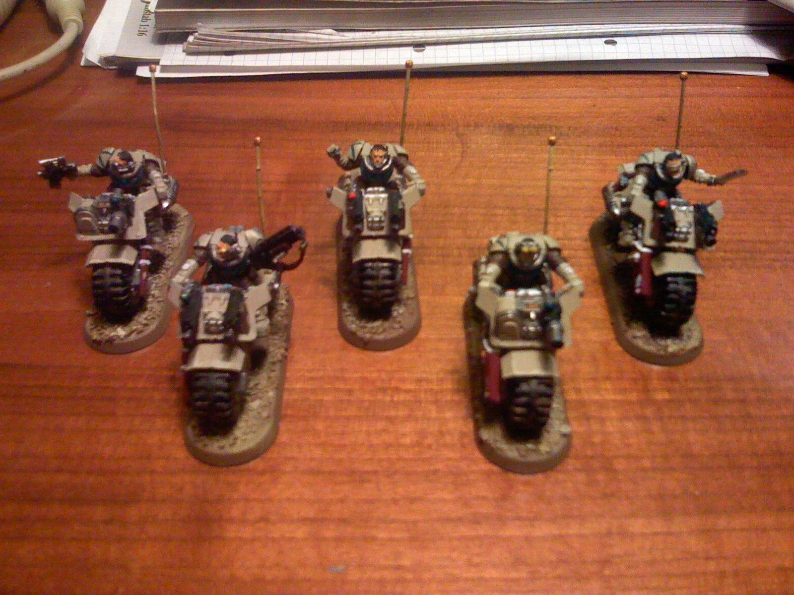 Sand Vipers, Scout Bikes, Space Marines, Warhammer 40,000
