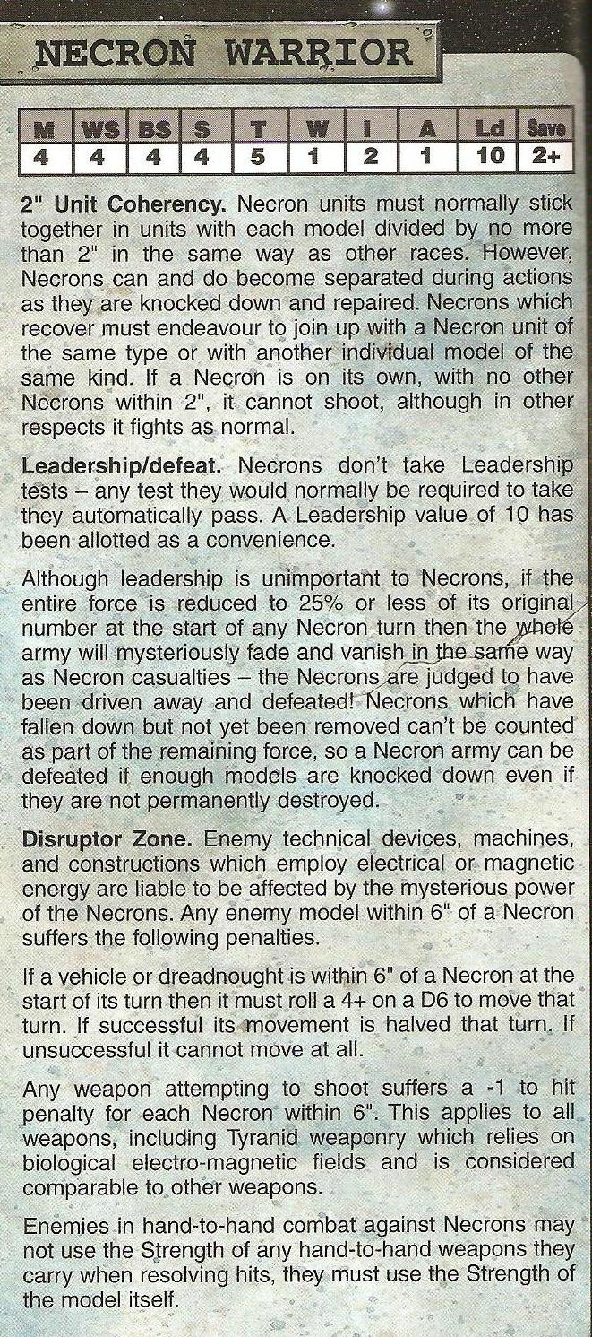 2nd Edition, Necrons, White Dwarf
