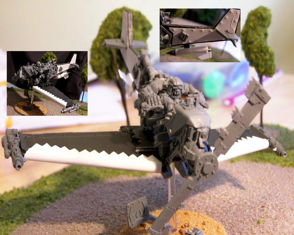 Contest, Conversion, Dakka Mekboy Challenge, Deffkopta, Orks, Warhammer 40,000, You Get To Convert Da Kopta