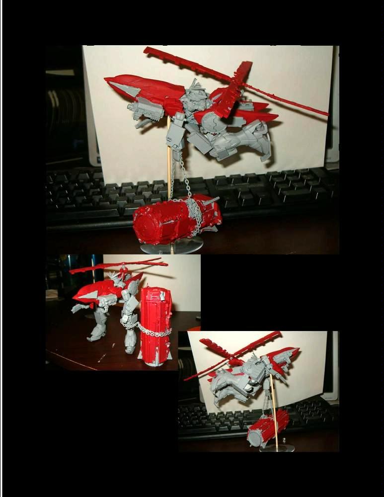 Contest, Conversion, Dakka Mekboy Challenge, Deffkopta, Orks, Warhammer 40,000, You Get To Convert Da Kopta