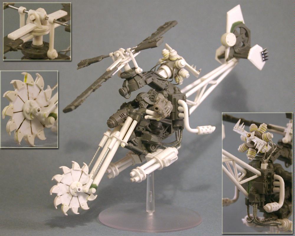 Contest, Conversion, Dakka Mekboy Challenge, Deffkopta, Orks, Warhammer 40,000, You Get To Convert Da Kopta