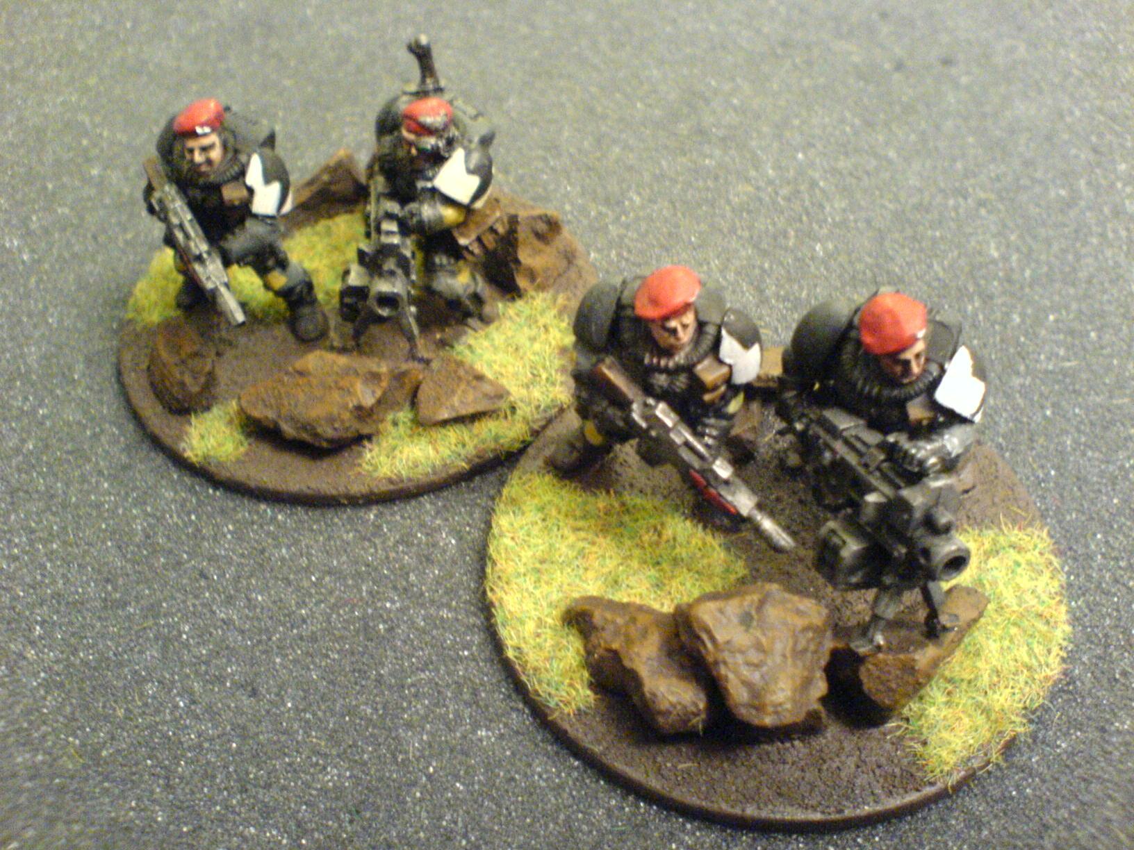 Beret, Carapace Armour, Drop Troops, Guard, Heavy Bolter, Imperial Guard, Warhammer 40,000, West Wind