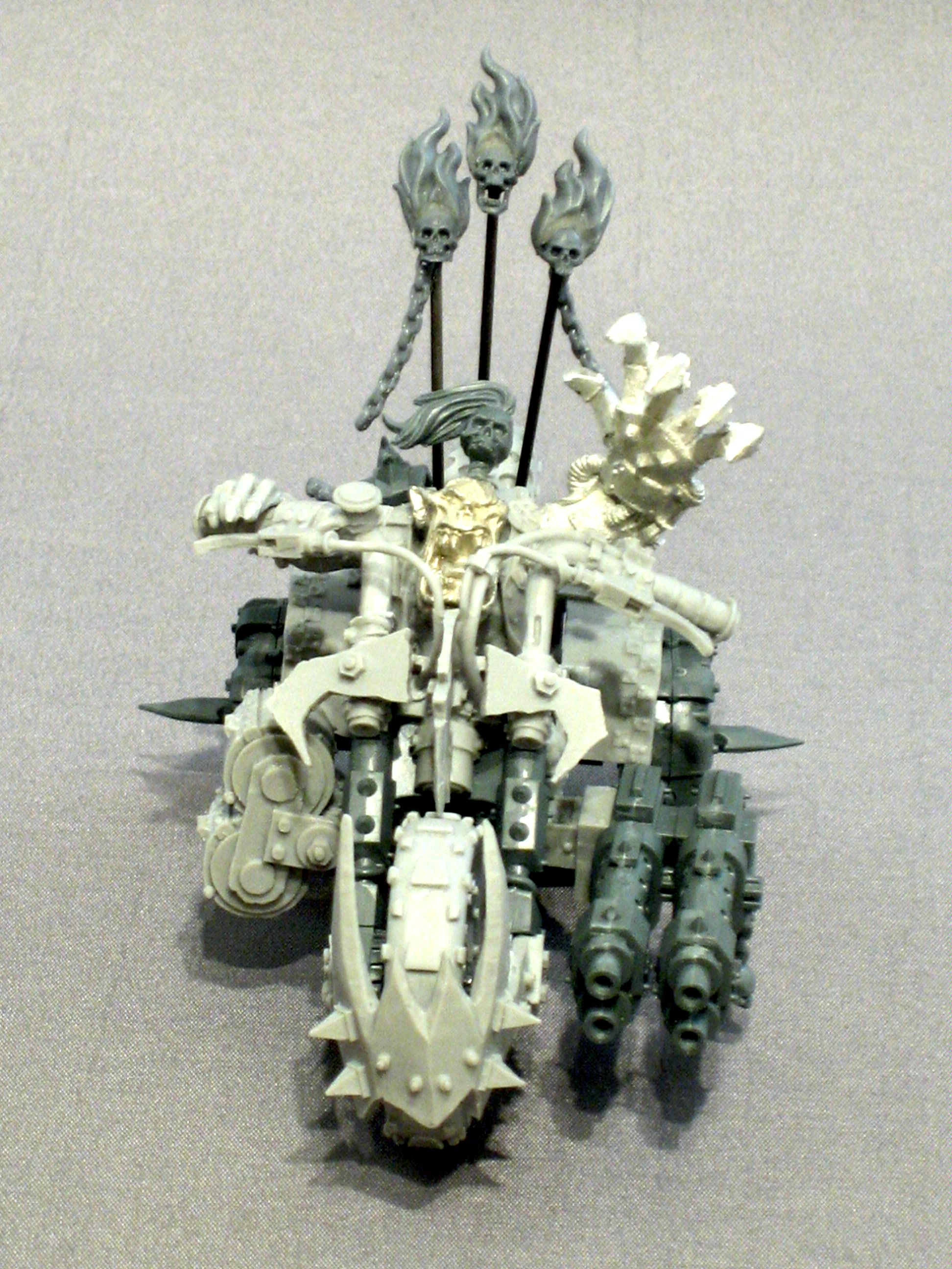 Bike, Conversion, Orks, Wazdakka Gutsmek, Work In Progress