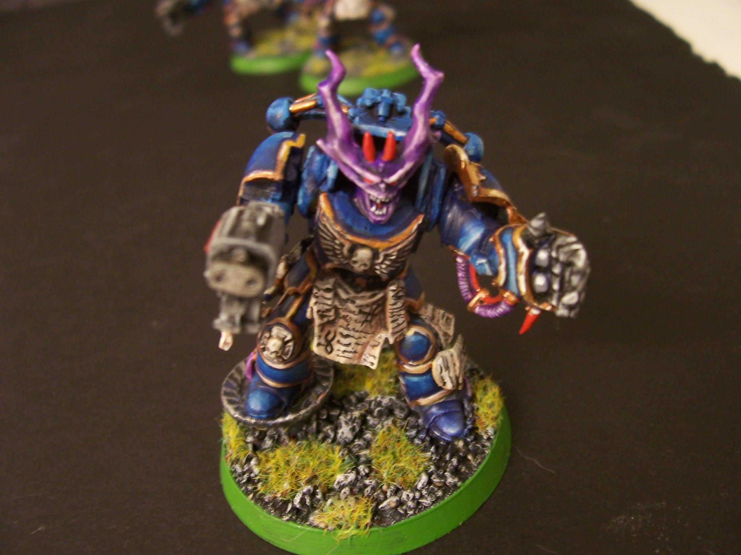 Chaos Space Marines, Conversion, Terminator Armor, Thousand Sons, Tzeentch