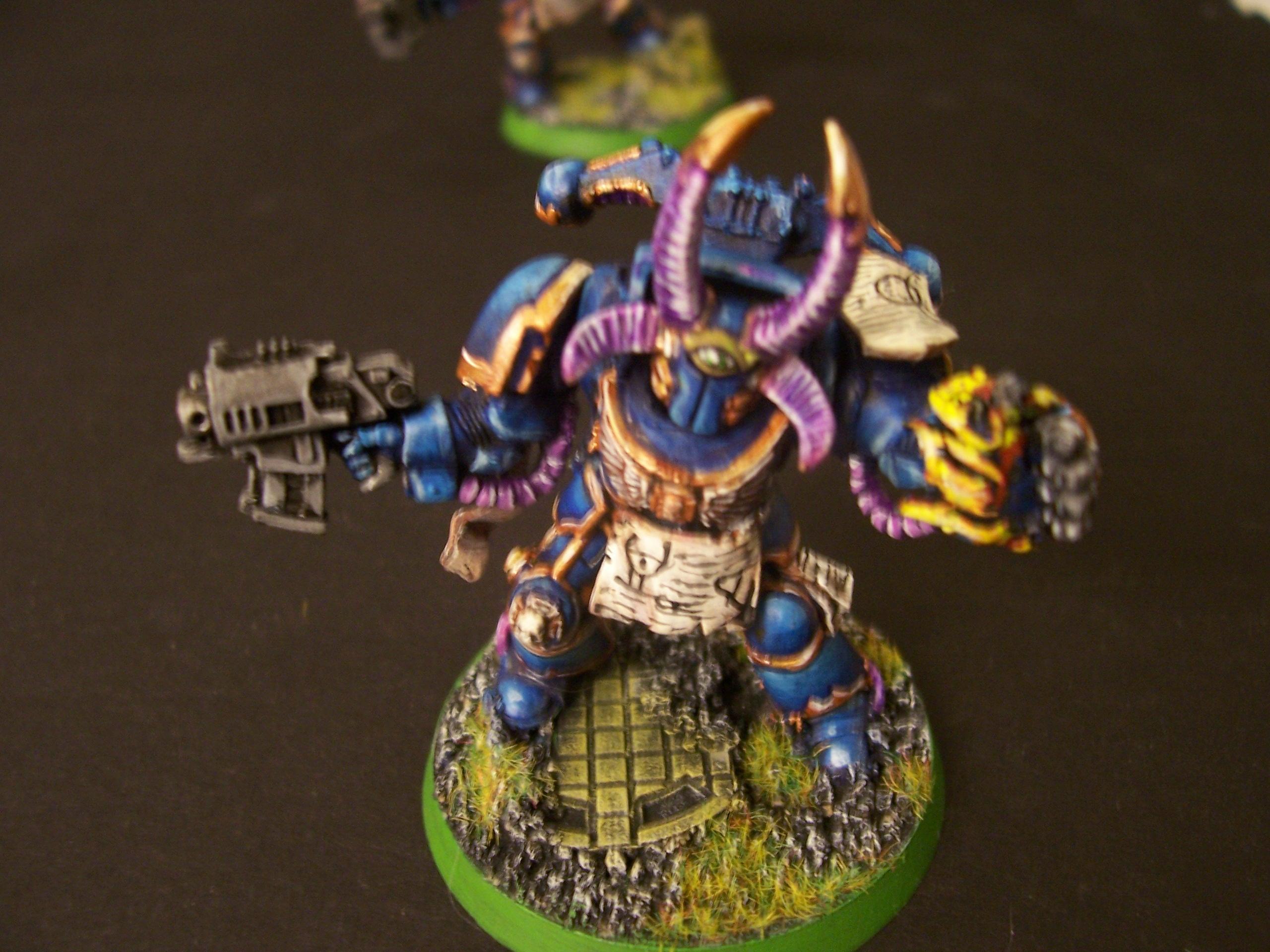 Chaos, Chaos Space Marines, Sorcerer, Terminator Armor, Thousand Sons, Tzeentch