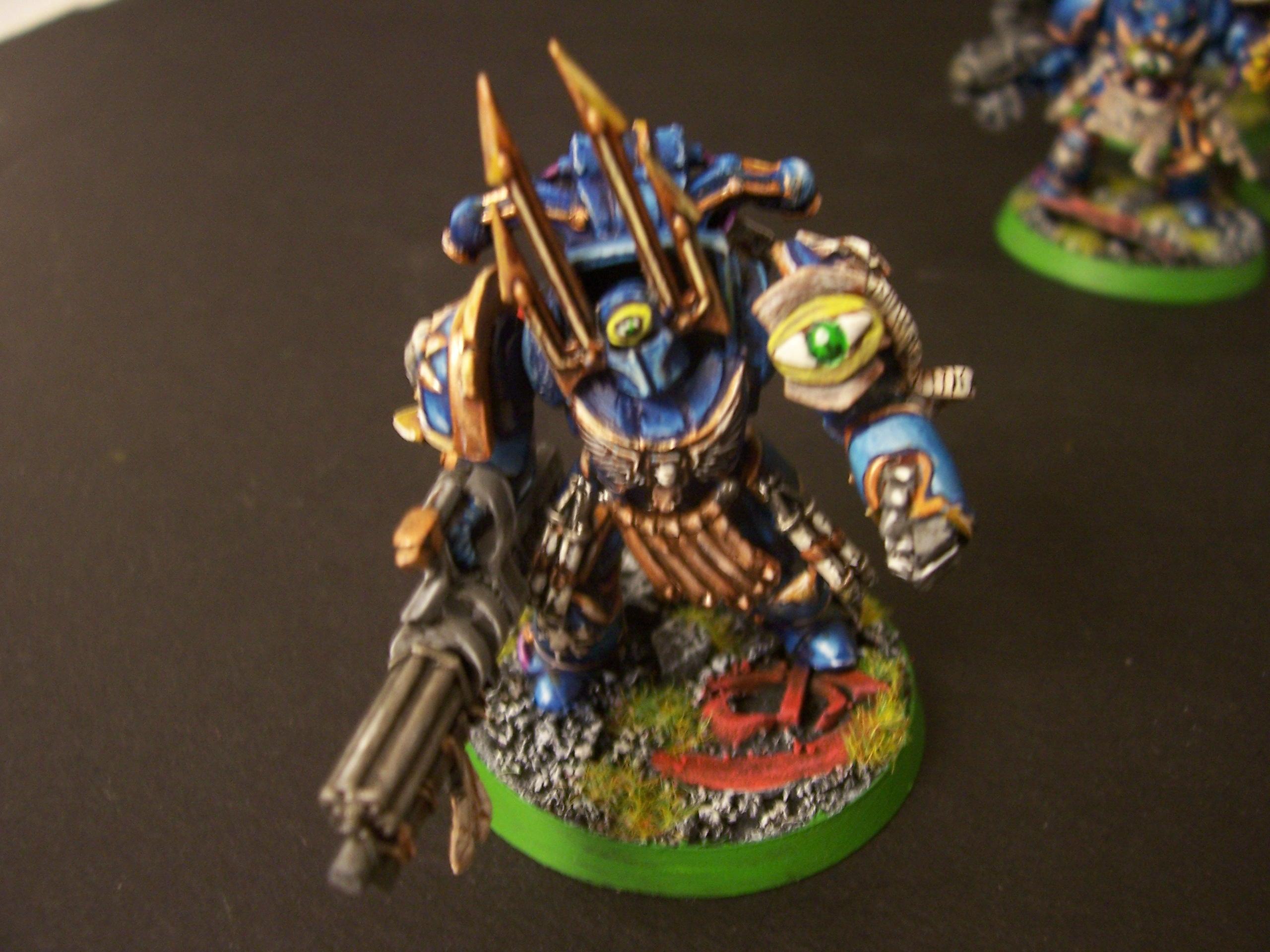 Blurred Photo, Chaos Space Marines, Terminator Armor, Thousand Sons, Tzeentch, Warhammer 40,000