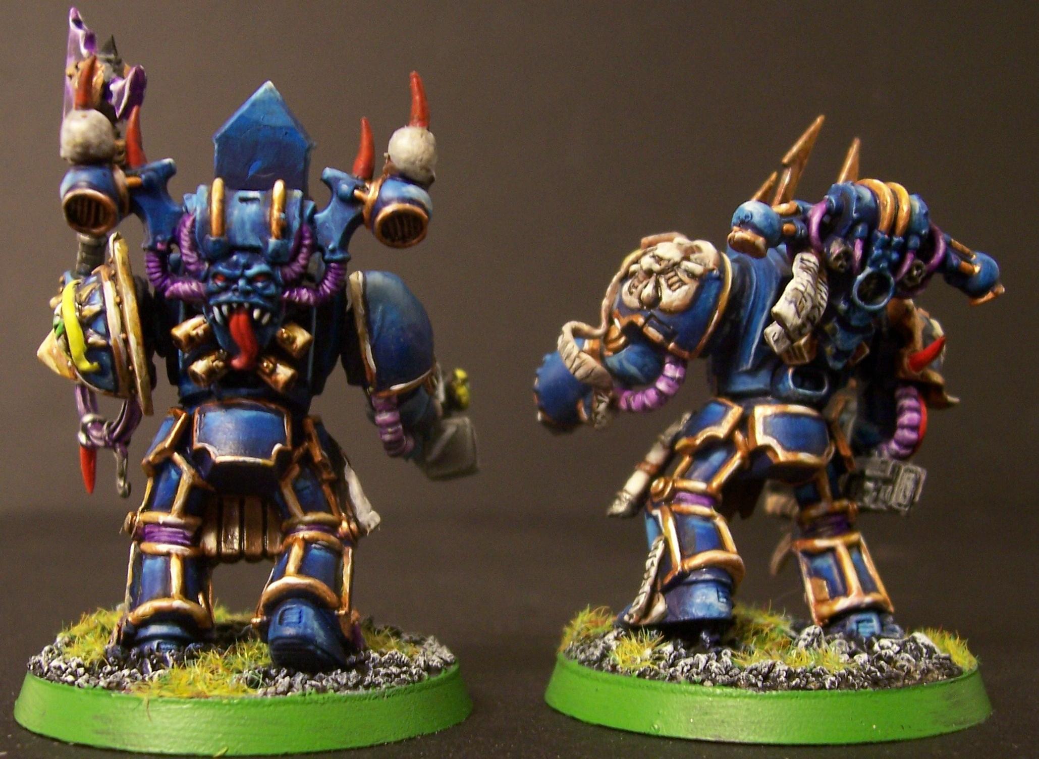Chaos Space Marines, Terminator Armor, Thousand Sons, Warhammer 40,000