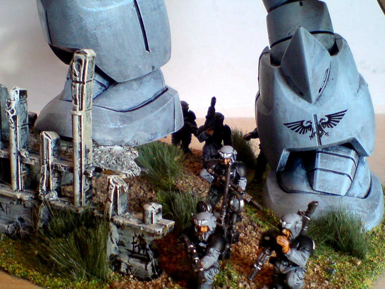 Conversion, Gundam, Imperial Guard, Infantry, Miniatures, Terrain, Titan