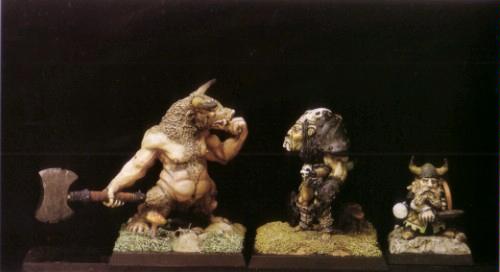 Dwarves, Minotaur, Troll