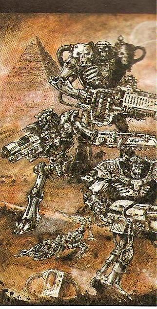 Concept, Copyright Games Workshop, John Blanche, Necrons, White Dwarf