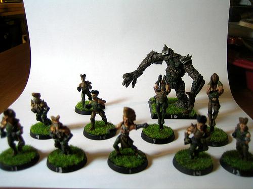 Army, Blood Bowl, Team, Treeman, Wood Elves