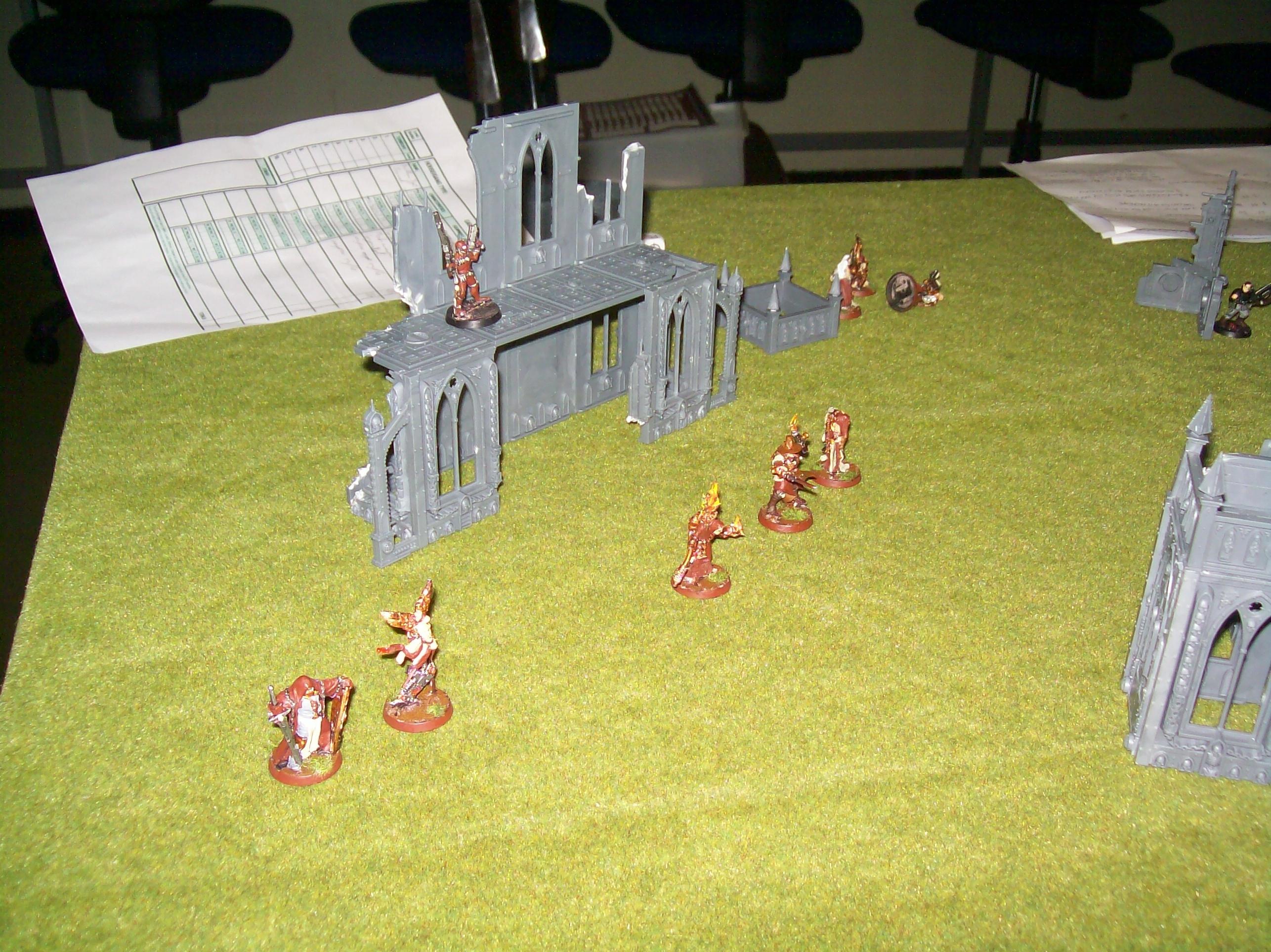 Battle, Buildings, Necromunda, Sisters Of Battle