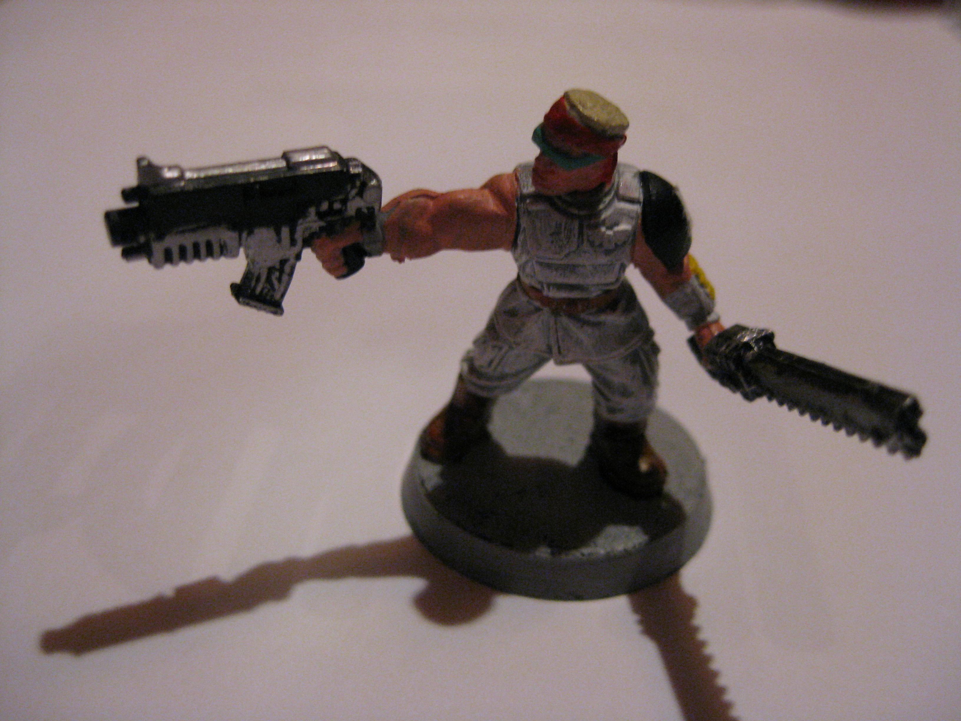 A third goon, with a Boltgun