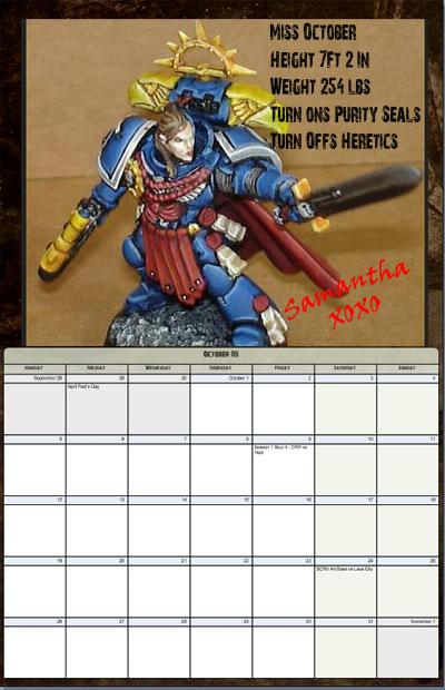 Cheesecake, Female, Humor, Space Marines