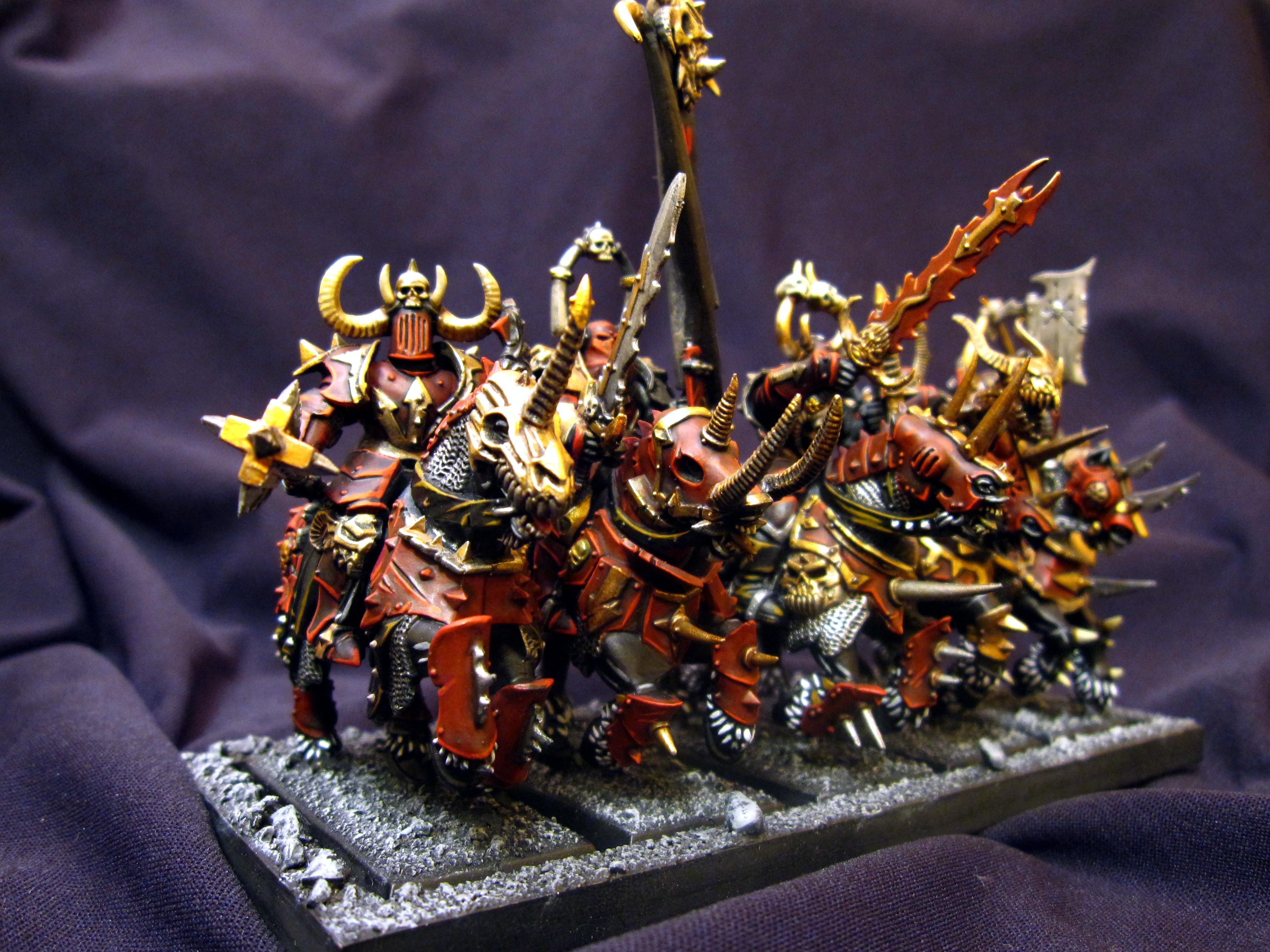 Cavalry, Chaos, Khorne, Knights, Warhammer Fantasy, Warriors, Warriors Of Chaos