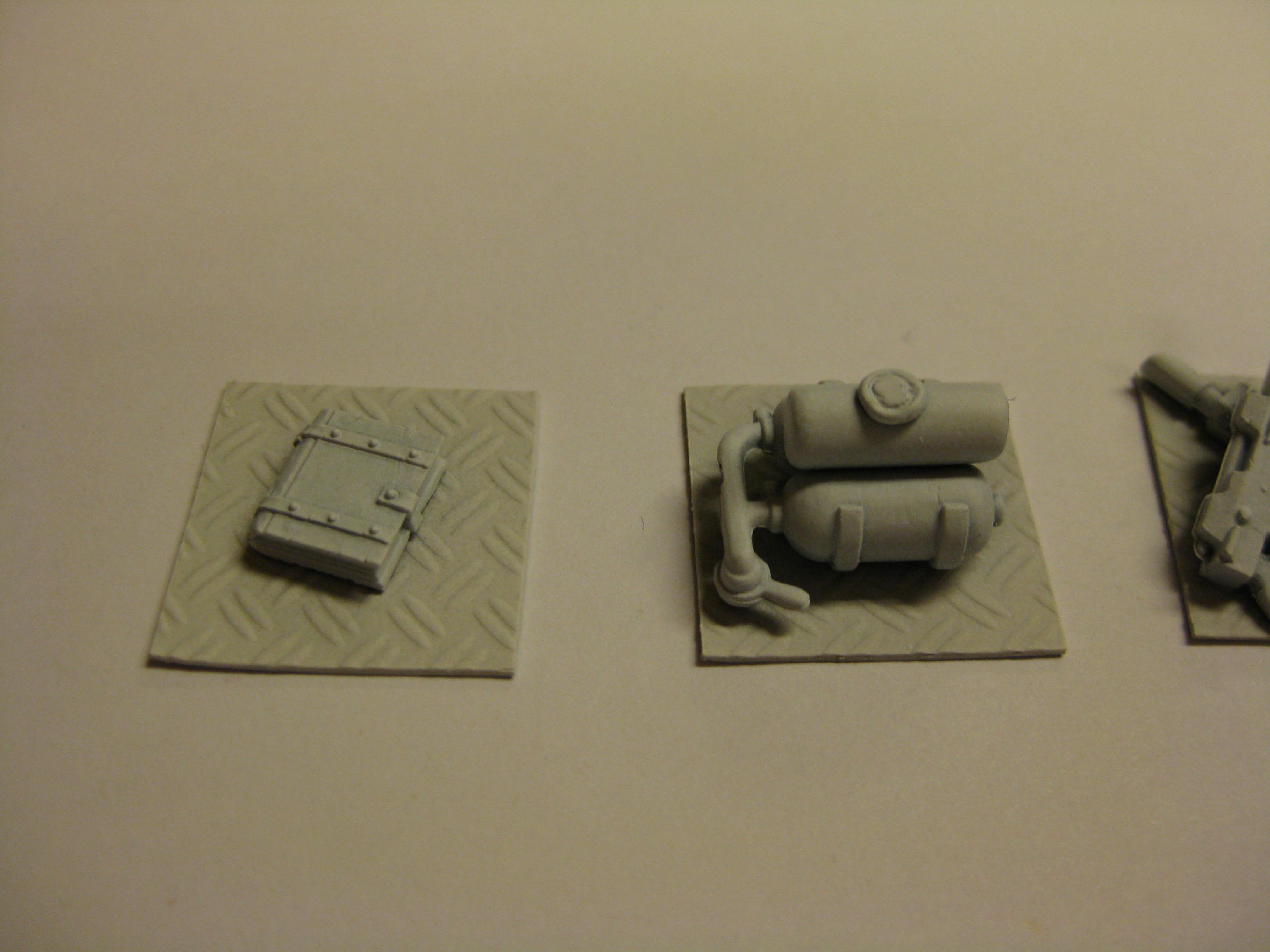 Loot Counters; A book and a set of tanks