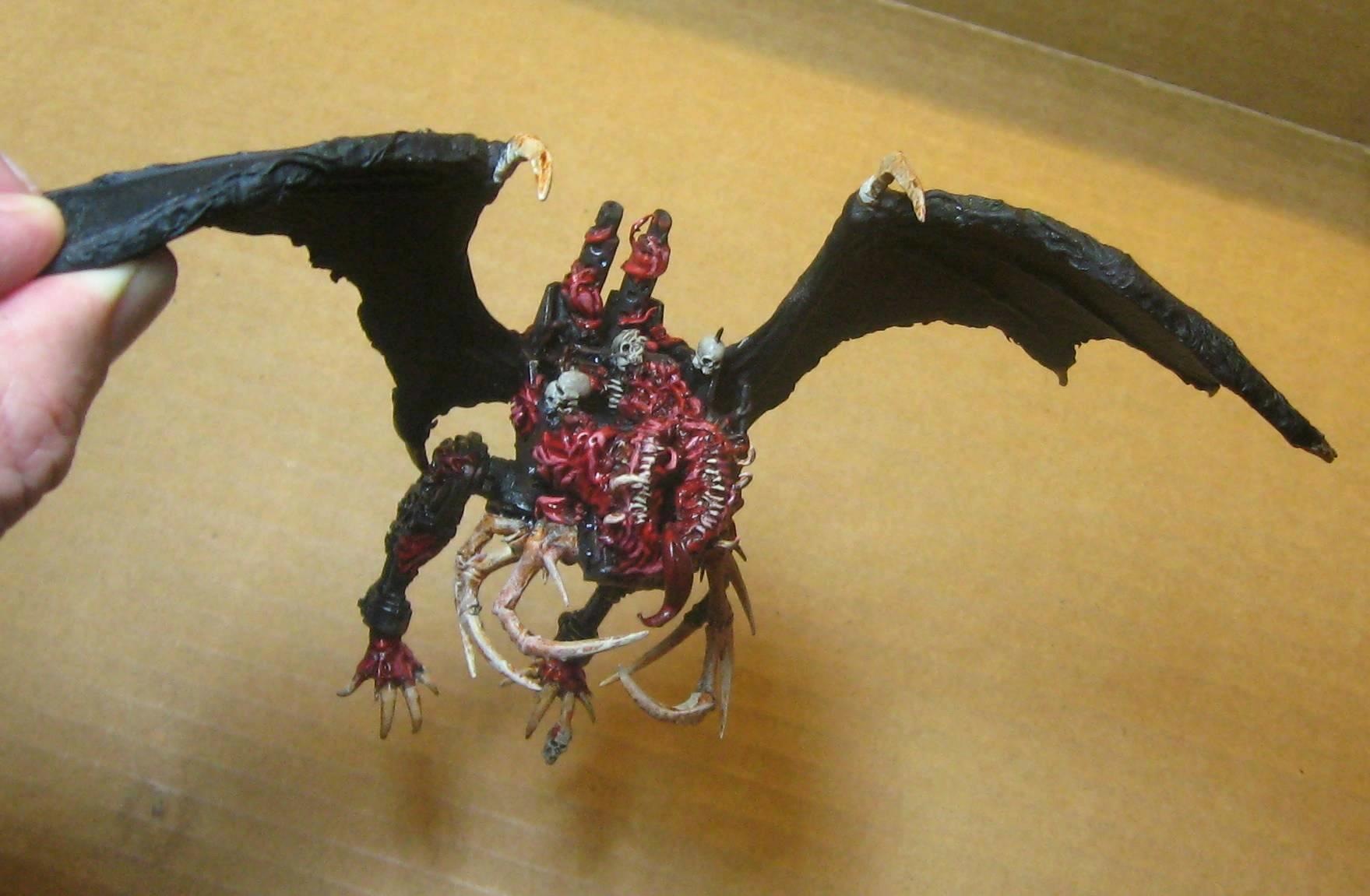 Bloodthirster, Chaos Daemons, Conversion, Daemon Prince, Daemons, Sentinel, Winged, Work In Progress