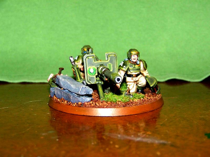 Autocannon, Cadians, Heavy Weapon, Imperial Guard, Squad, Warhammer 40,000