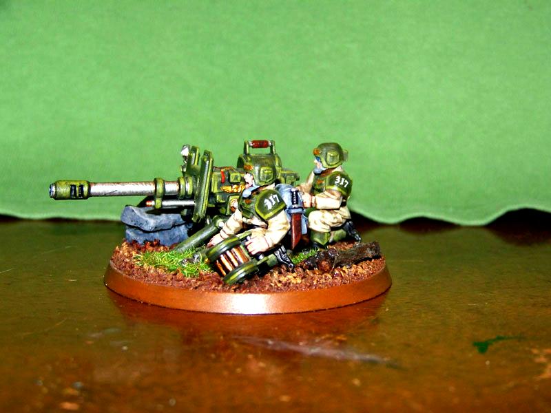 Autocannon, Cadians, Heavy Weapon, Imperial Guard, Squad, Warhammer 40,000